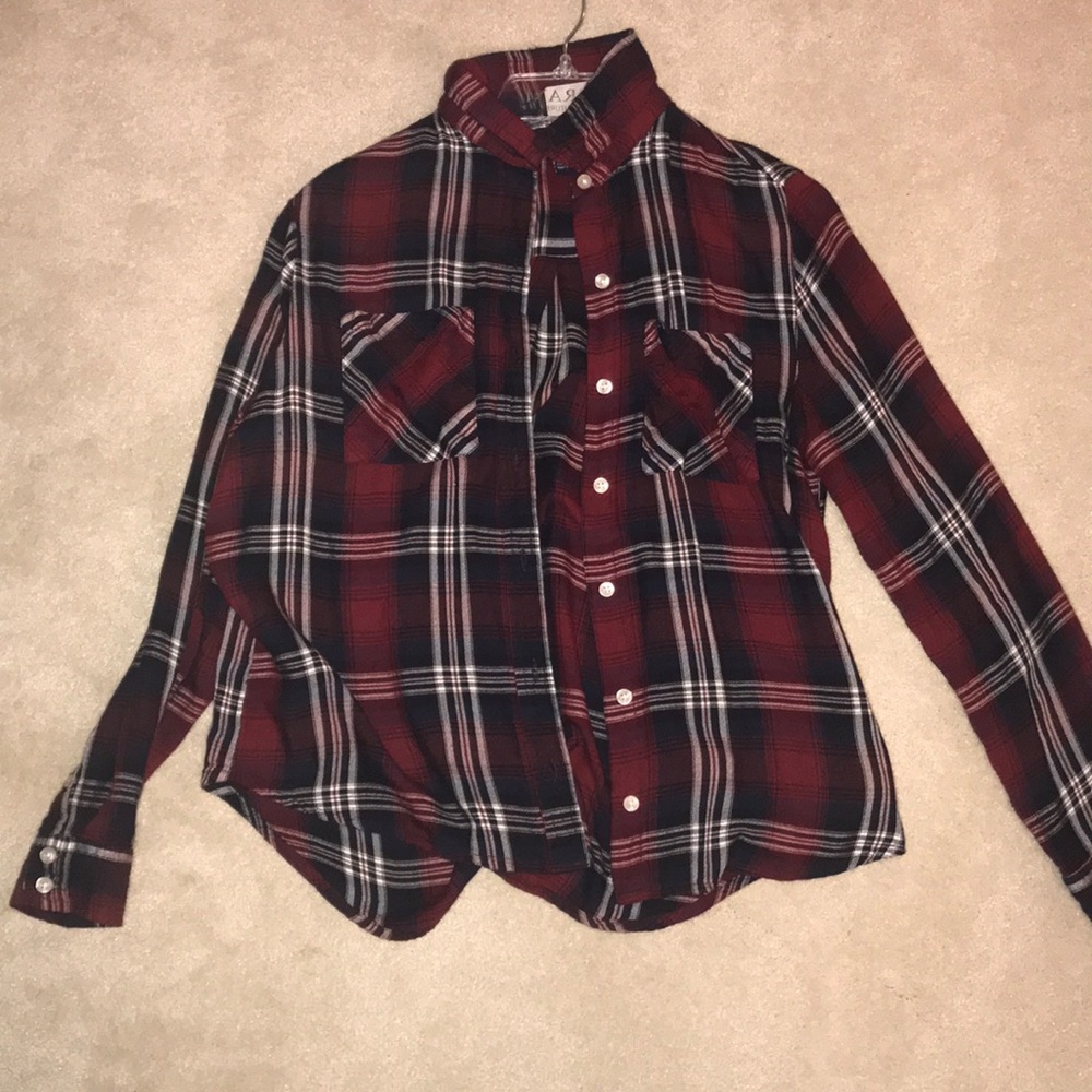 Red white and blue forever 21 flannel